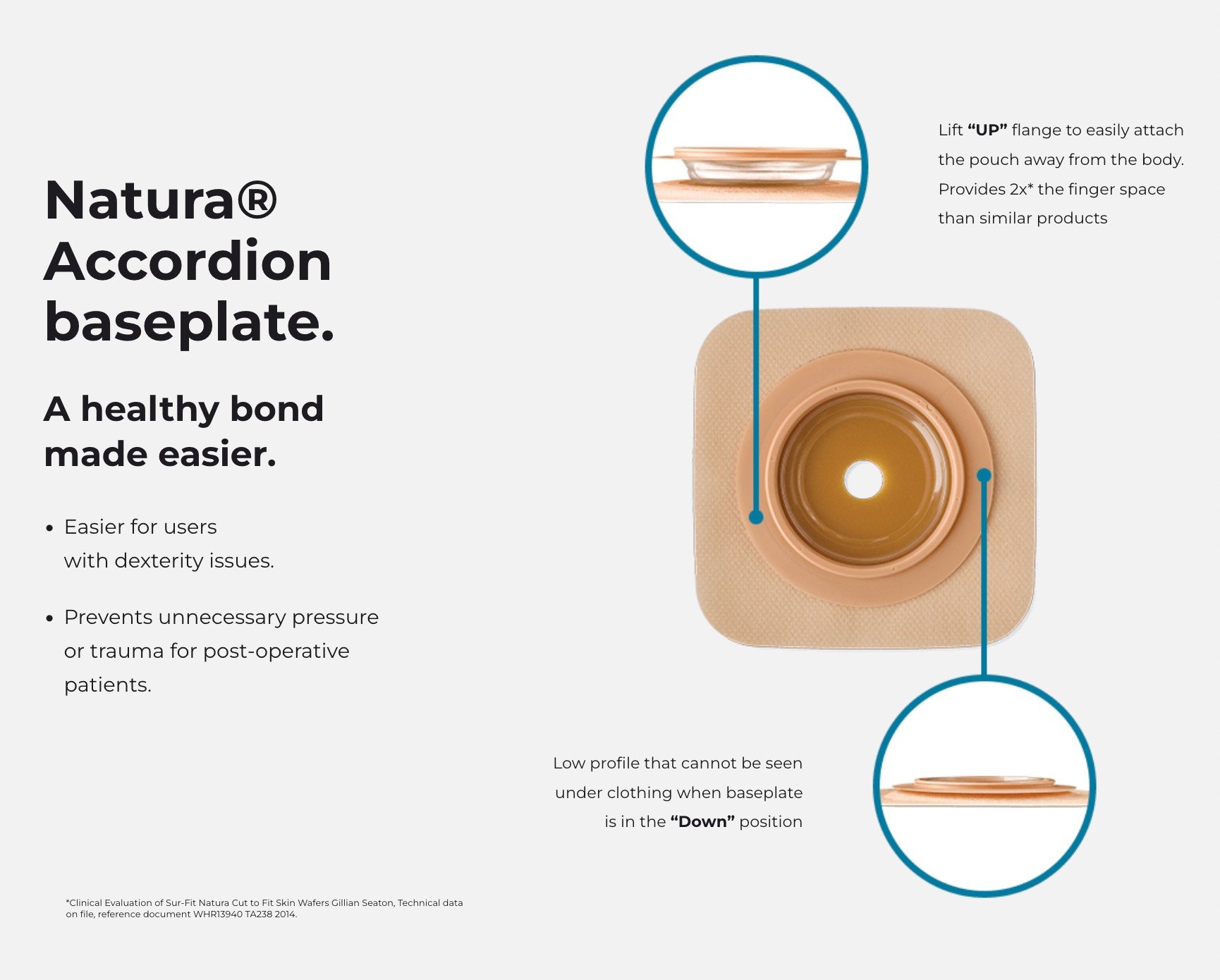 Natura accordeon grondplaat