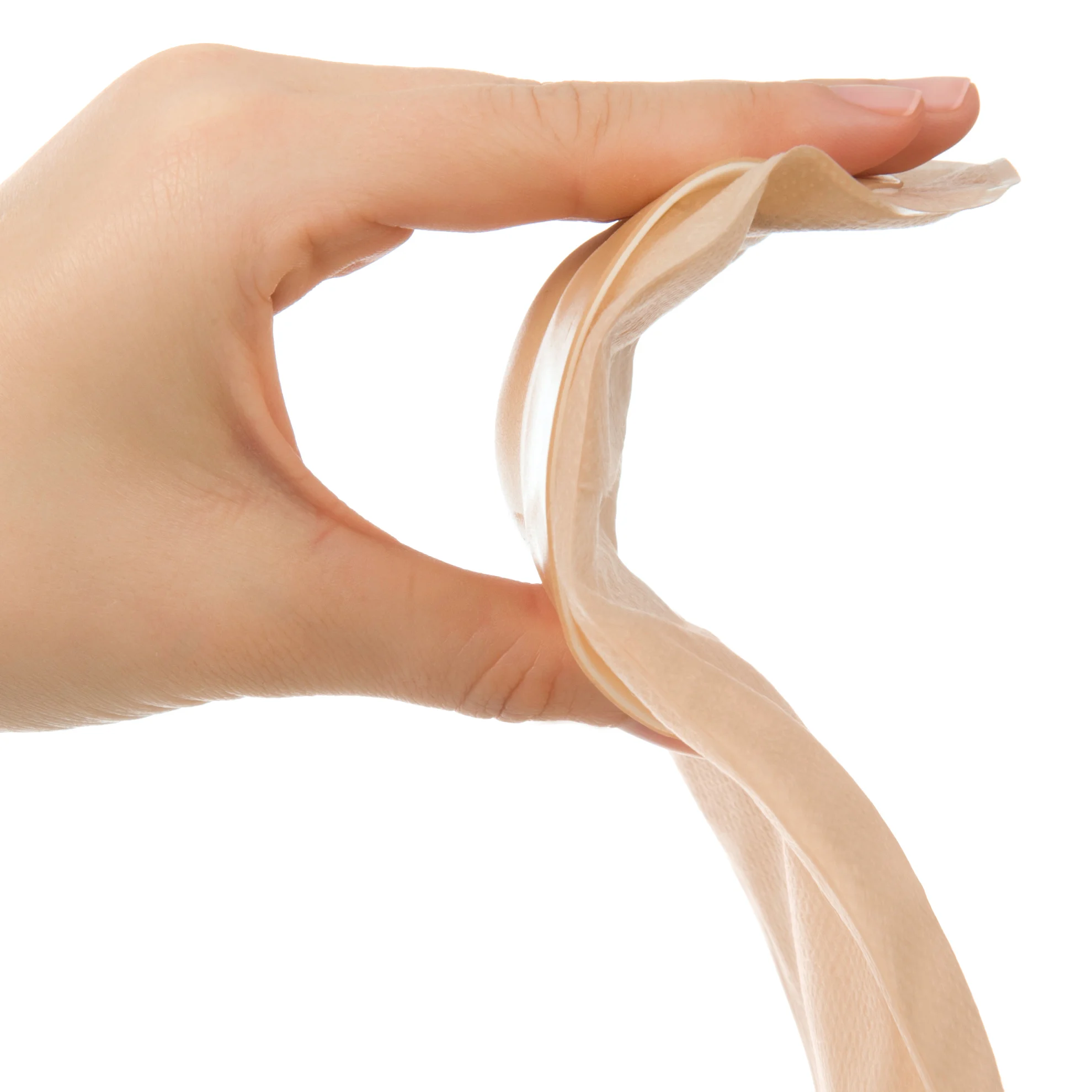 hand holding a convexity