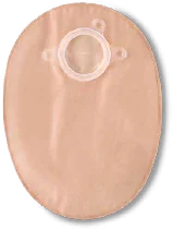 a close-up of an ostomy pouch