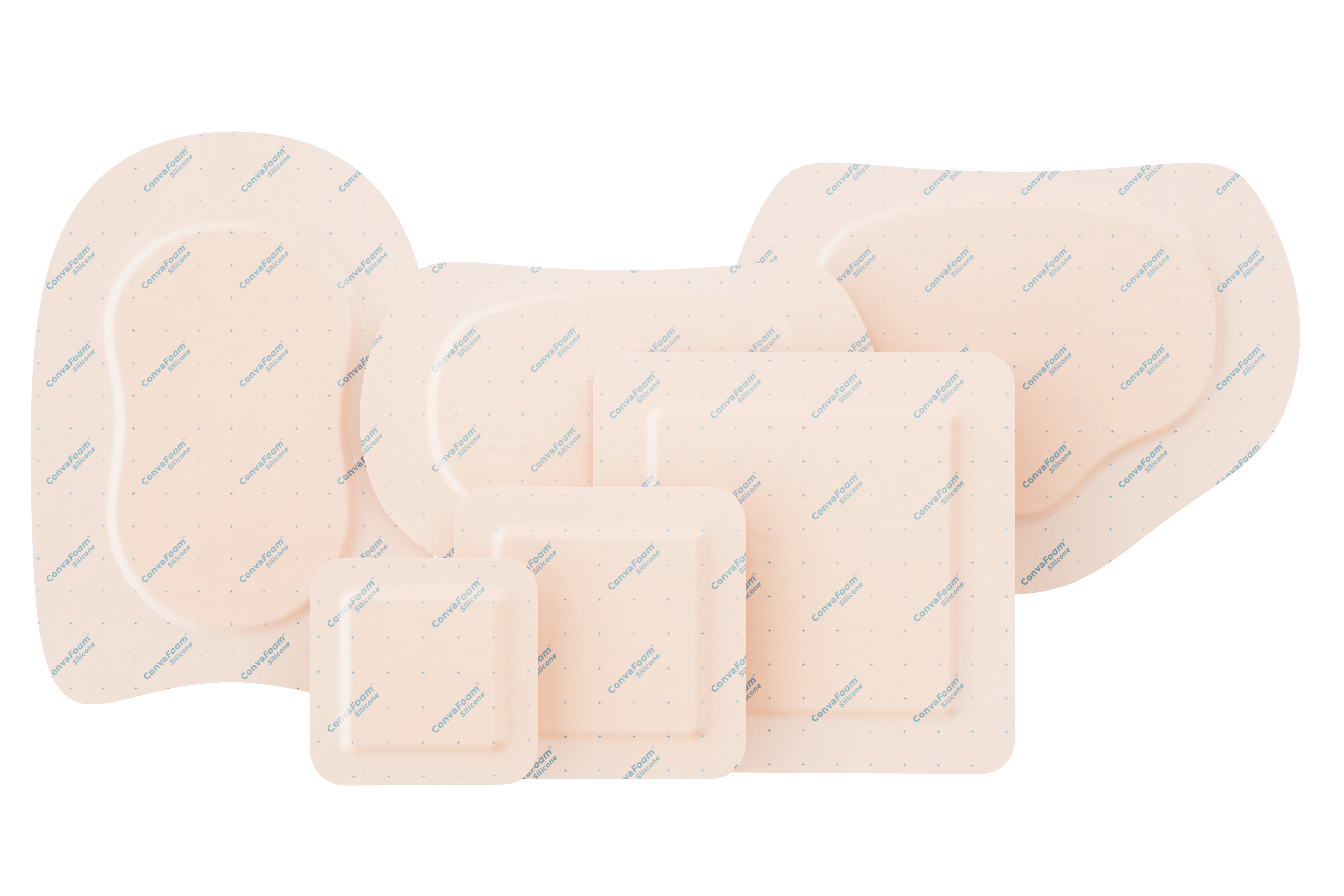 un grupo de dados rosas y blancos