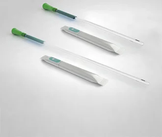 a few pens on a white surface