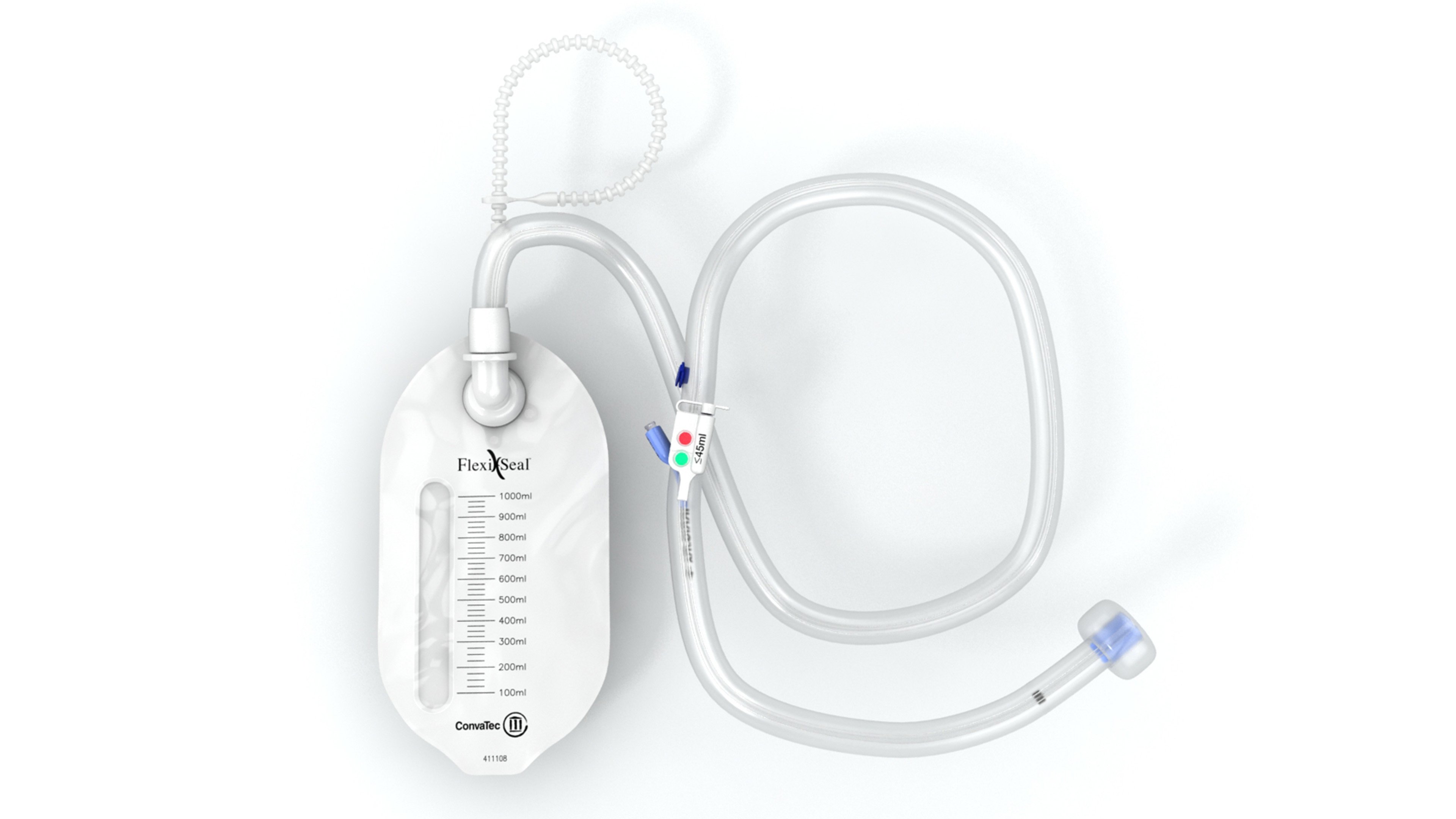 uno stetoscopio con un cappuccio blu e bianco